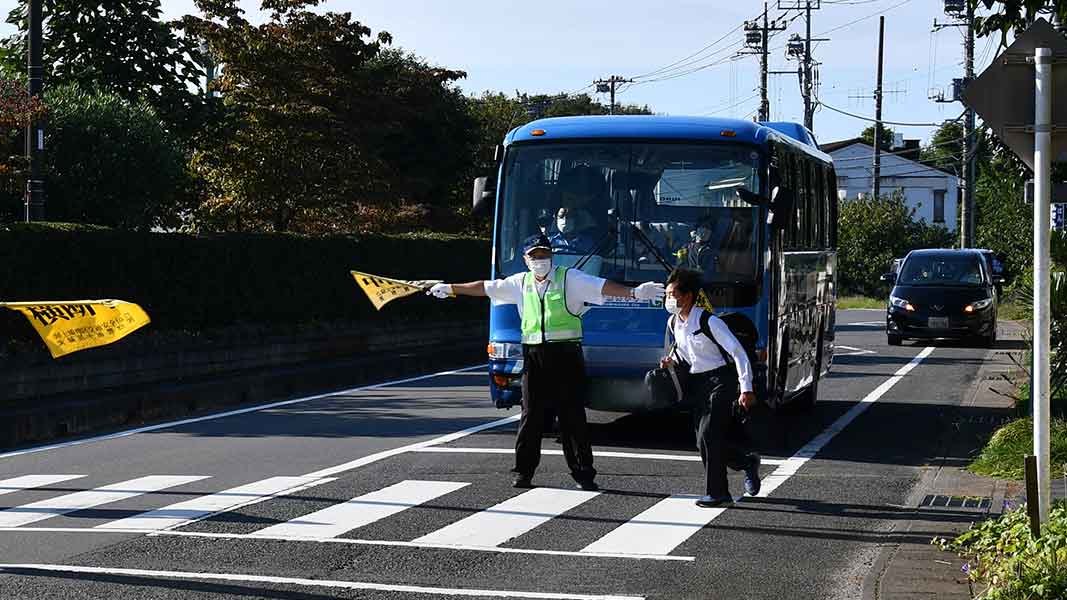 かすみがうら市議会議員：設楽健夫 通学路の安全とスクールバスの安全運行の画像