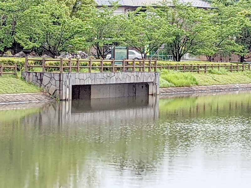 写真:鶴沼の水門の写真