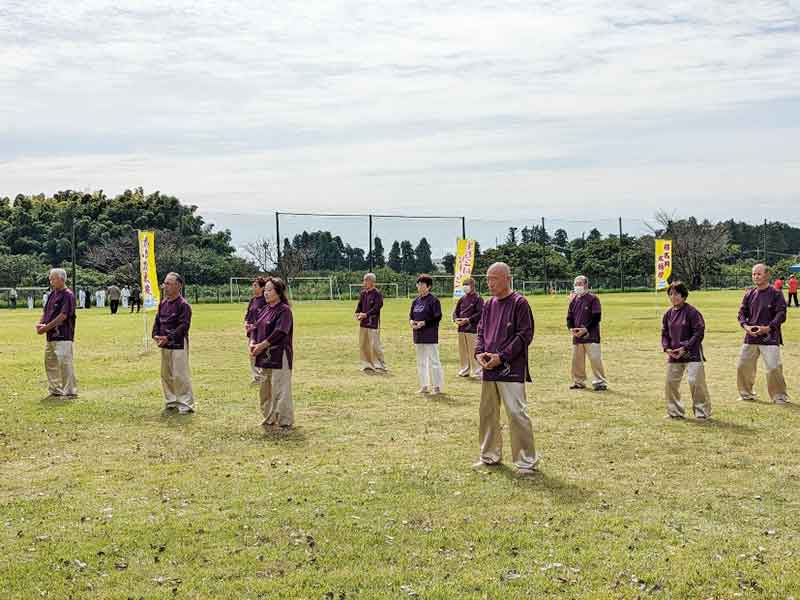 写真:太極拳の演武です。の写真