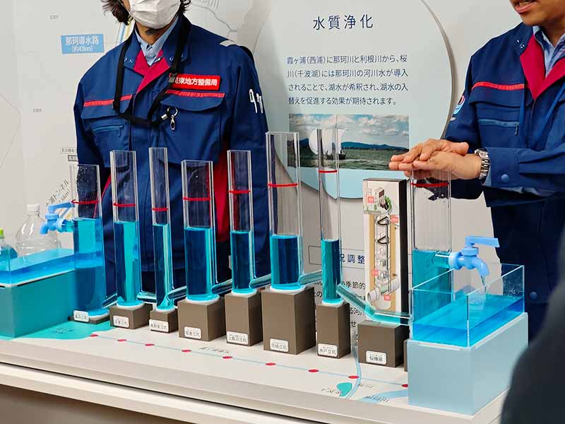 写真:シールドマシン到達記念霞ヶ浦導水石岡工区4880m立坑見学会の写真