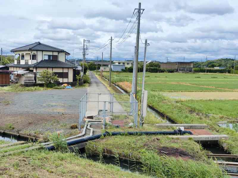 写真:4日朝、「おきのうち」の風景	