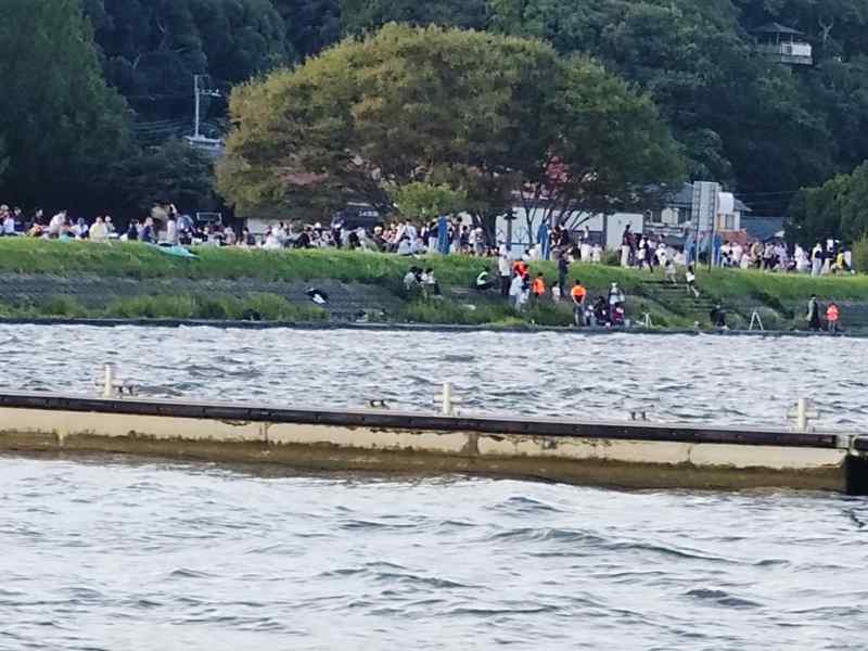 写真:霞ヶ浦あゆみ祭り 花火フィナーレ